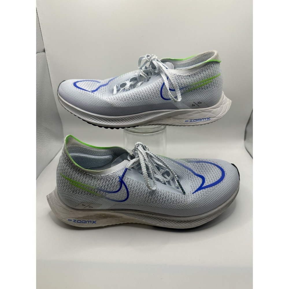 Size 6.5 Men's & Women's 8- Nike ZoomX Streakfly Grey Racer Blue - Picture 1 of 11